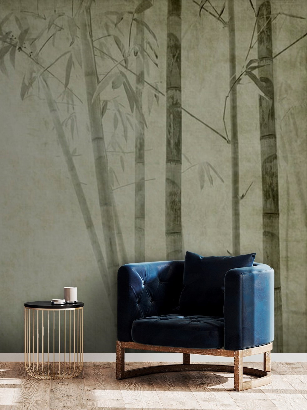 Bamboo in sand tones — interior 5