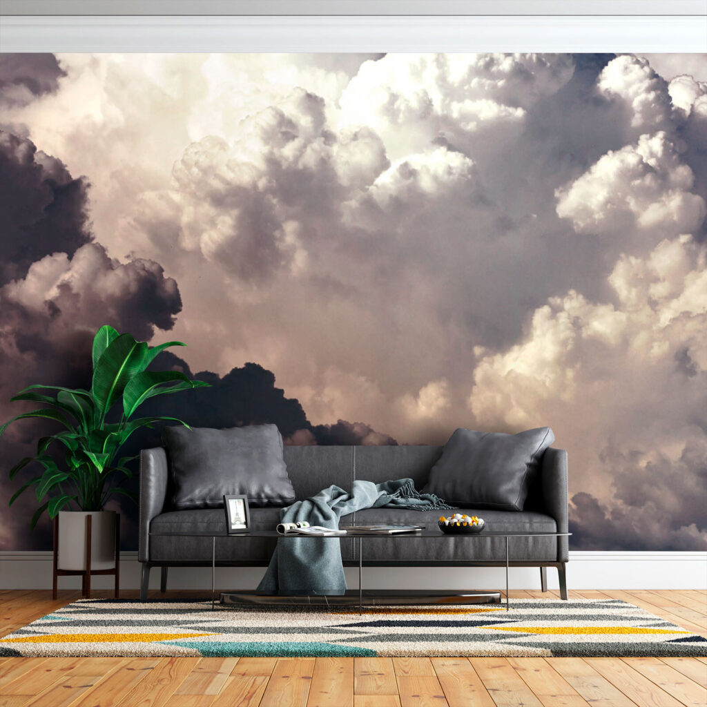Dark clouds around sunlight — interior 1