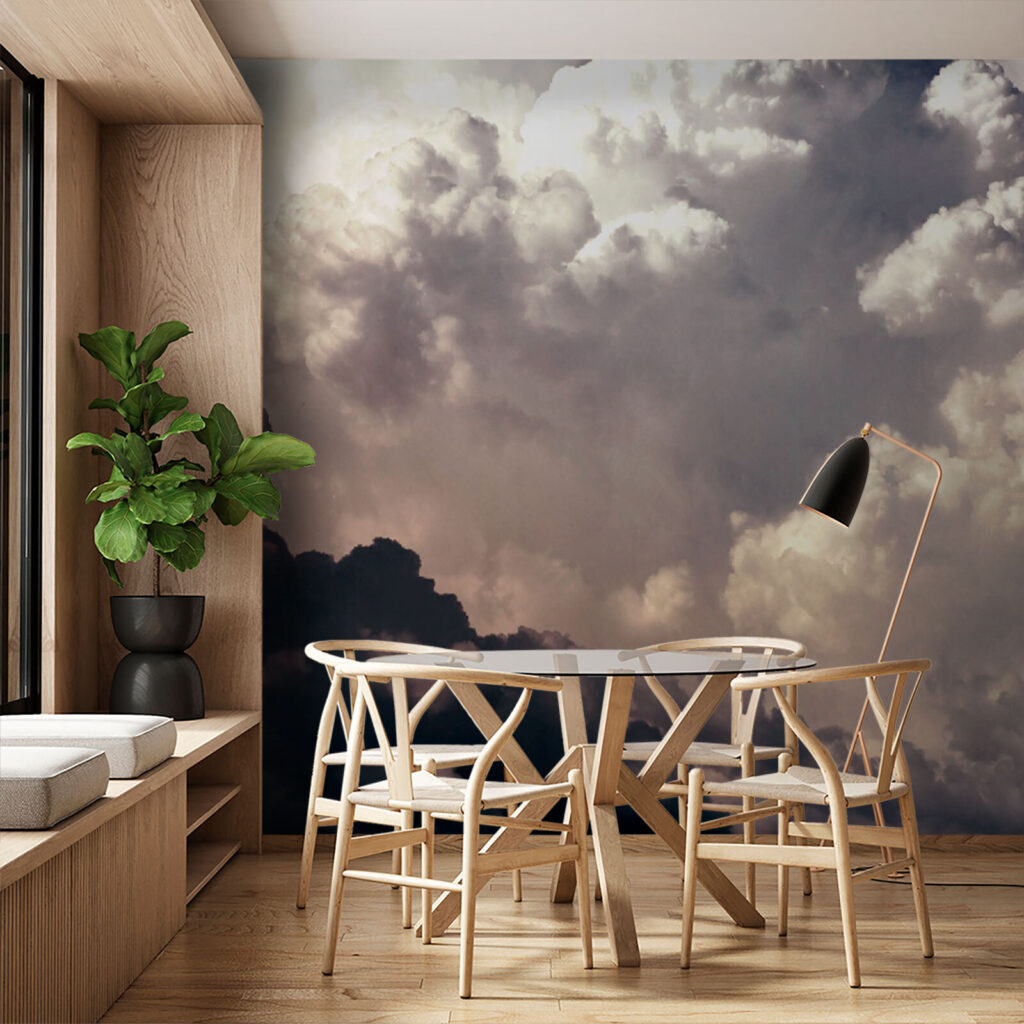 Dark clouds around sunlight — interior 3