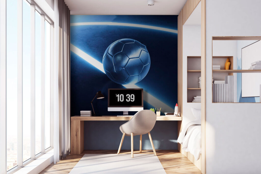 Ball between light lines — interior 3