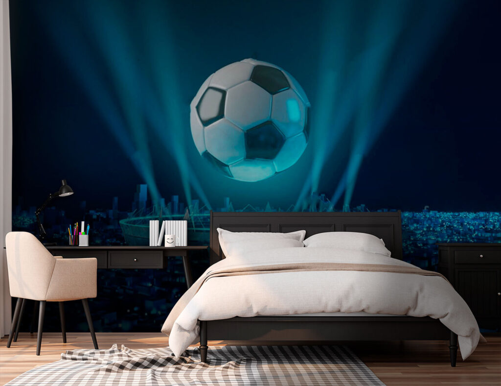 Football over a stadium — interior 2