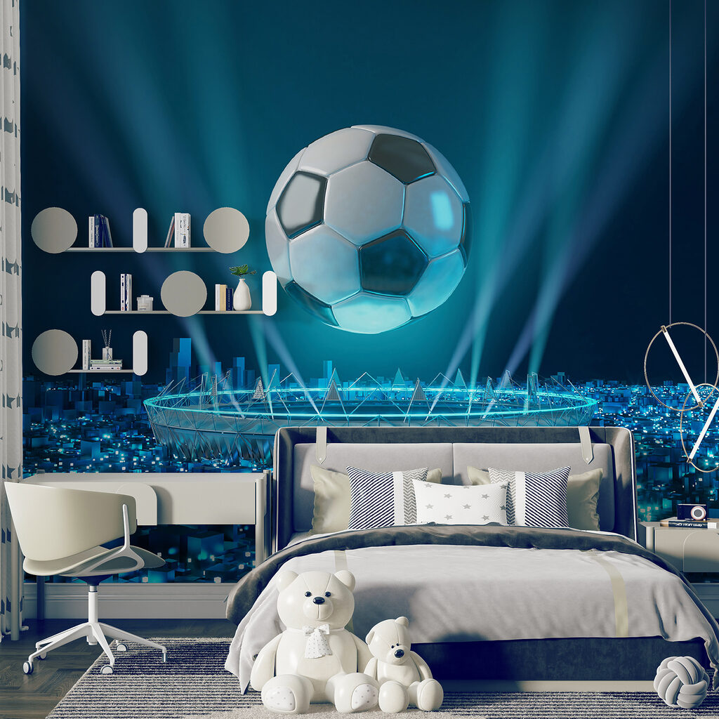 Football over a stadium — interior 5