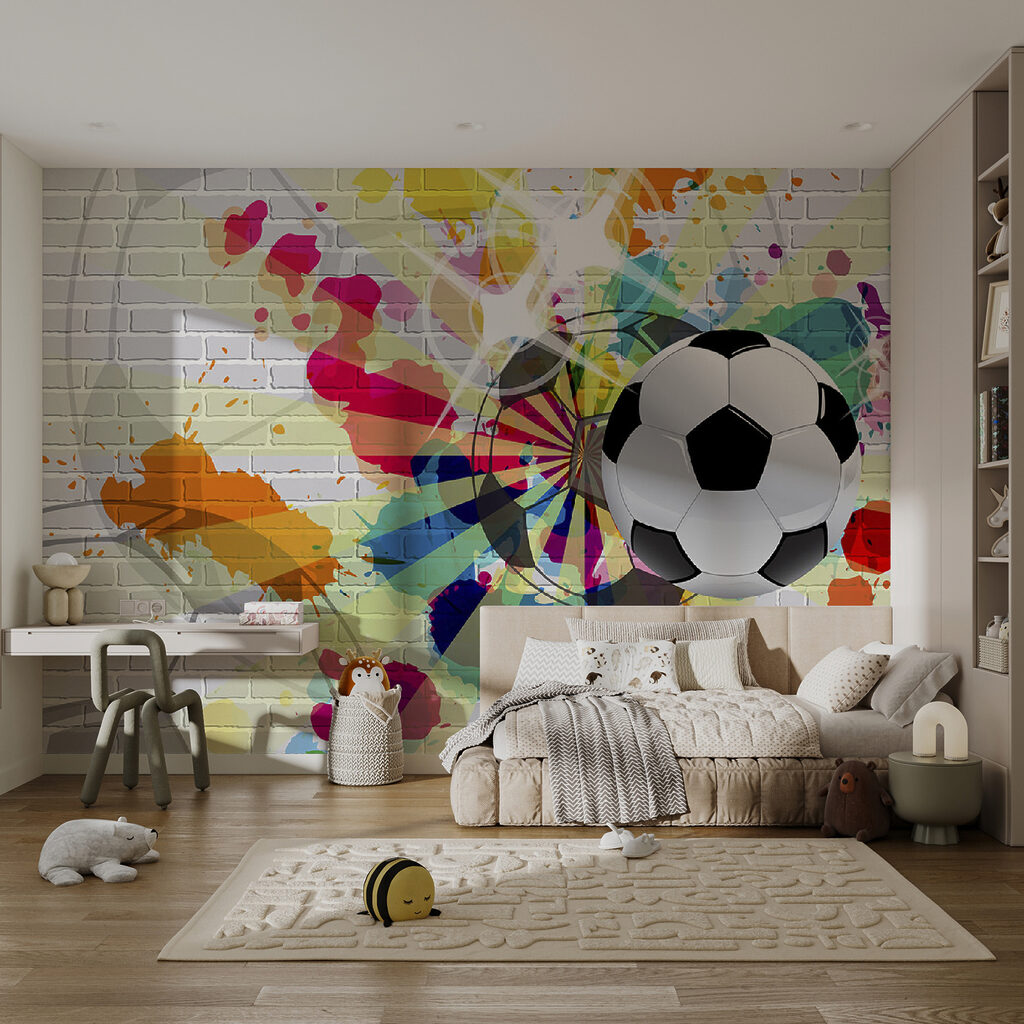 Football with bold outlines — interior 5