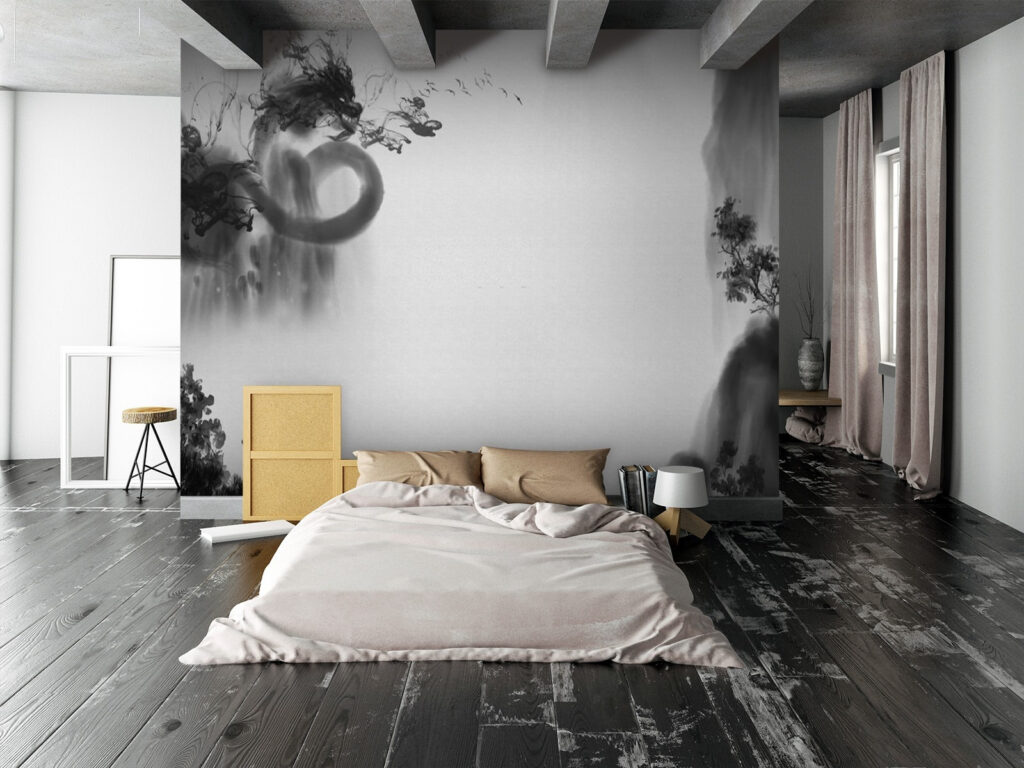 Dragon around mountain mist — interior 2