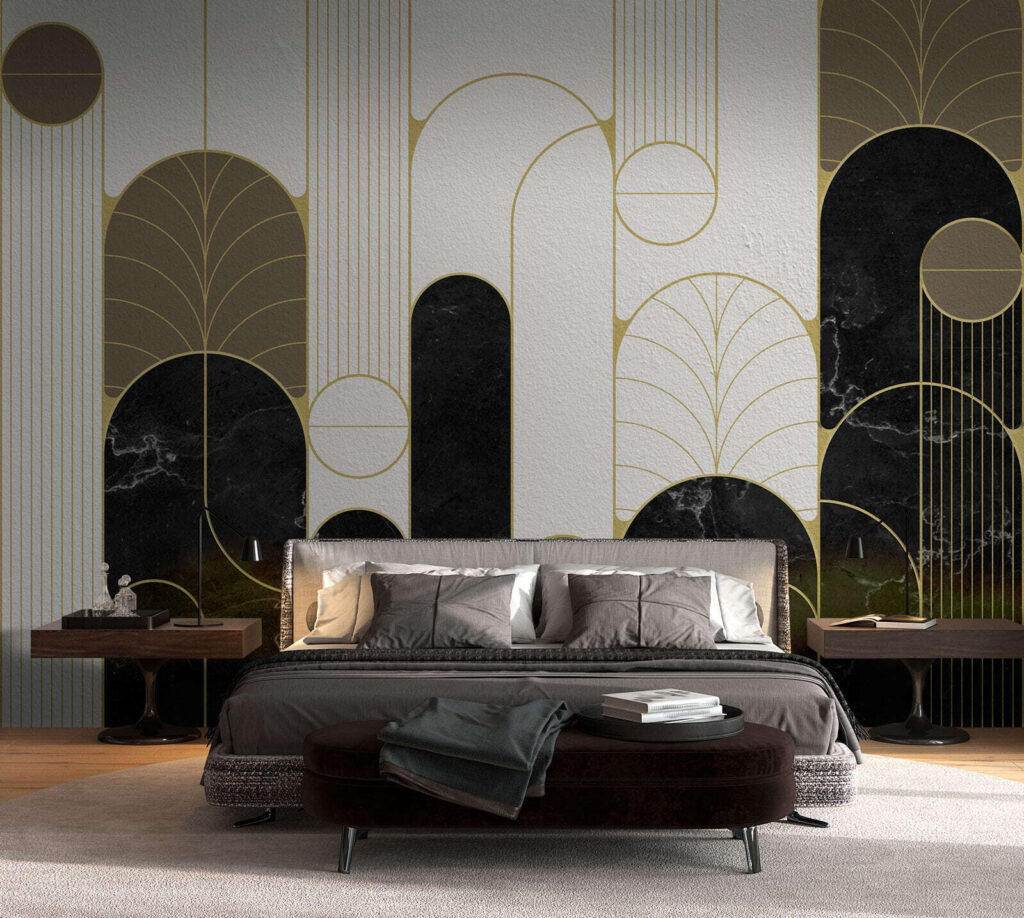 Arches, circles and leaves — interior 2