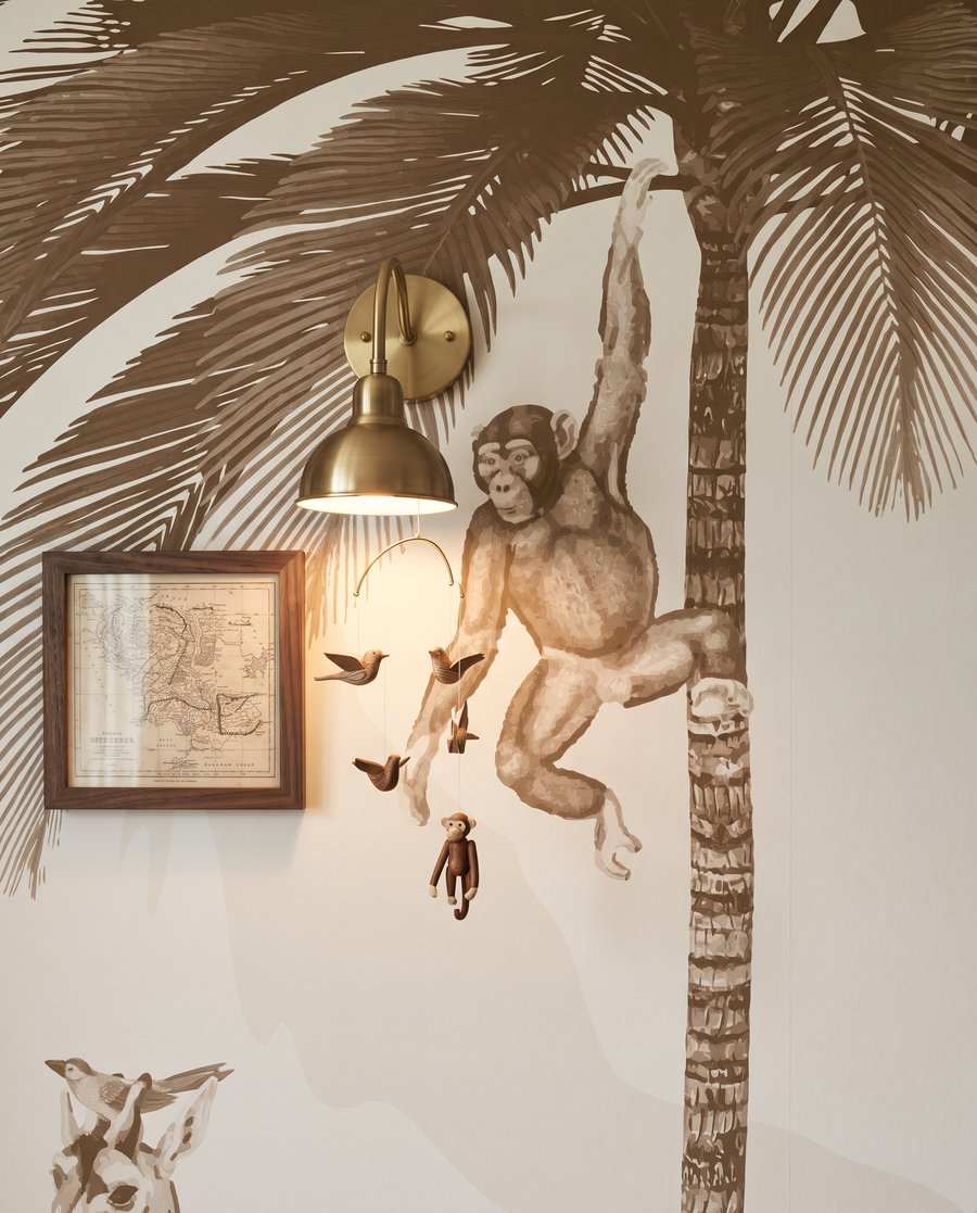 Leopards Among Palms — detail