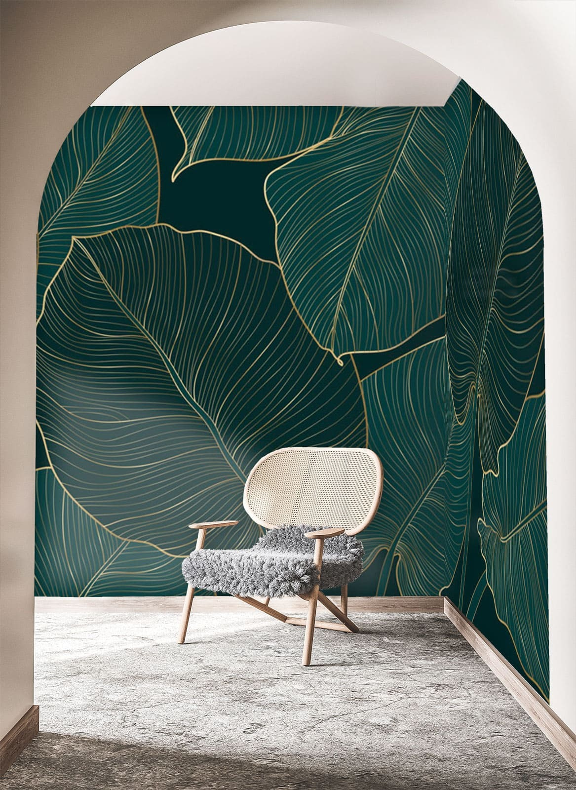 Gold leaf veins — interior 2