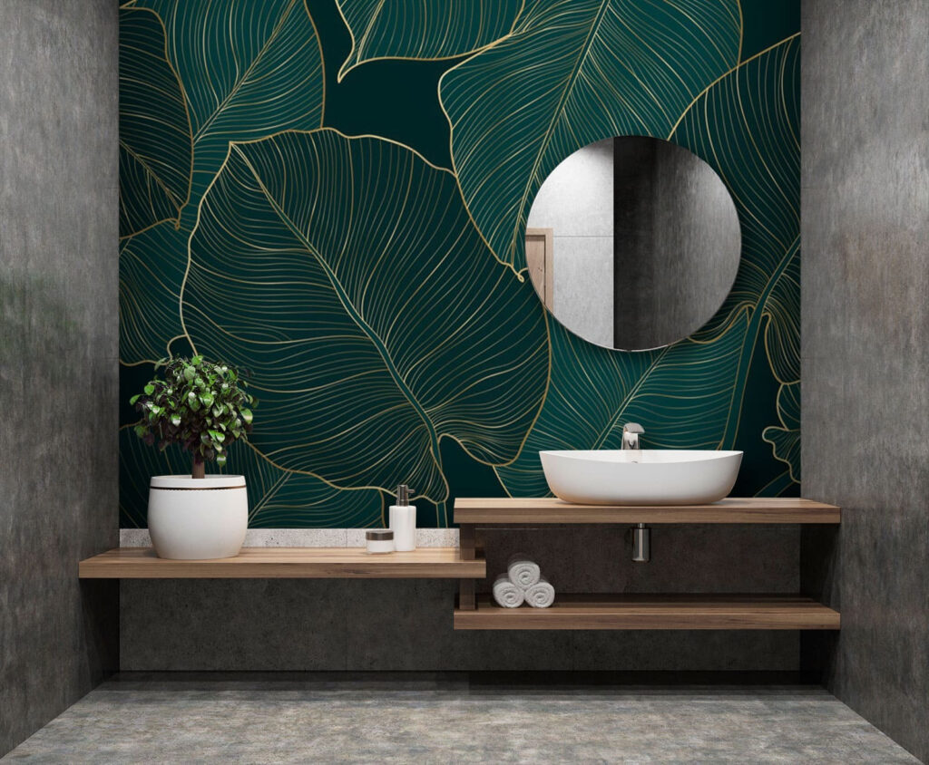 Gold leaf veins — interior 3