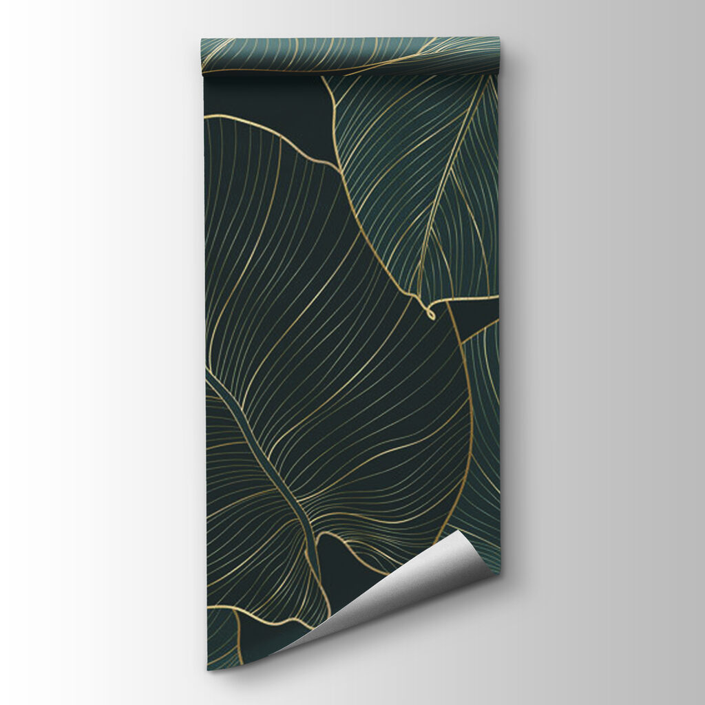 Gold leaf veins — product view