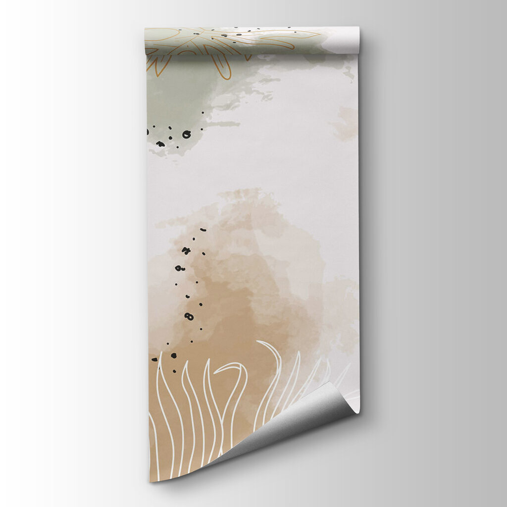 Leaf lines, soft colour — product view