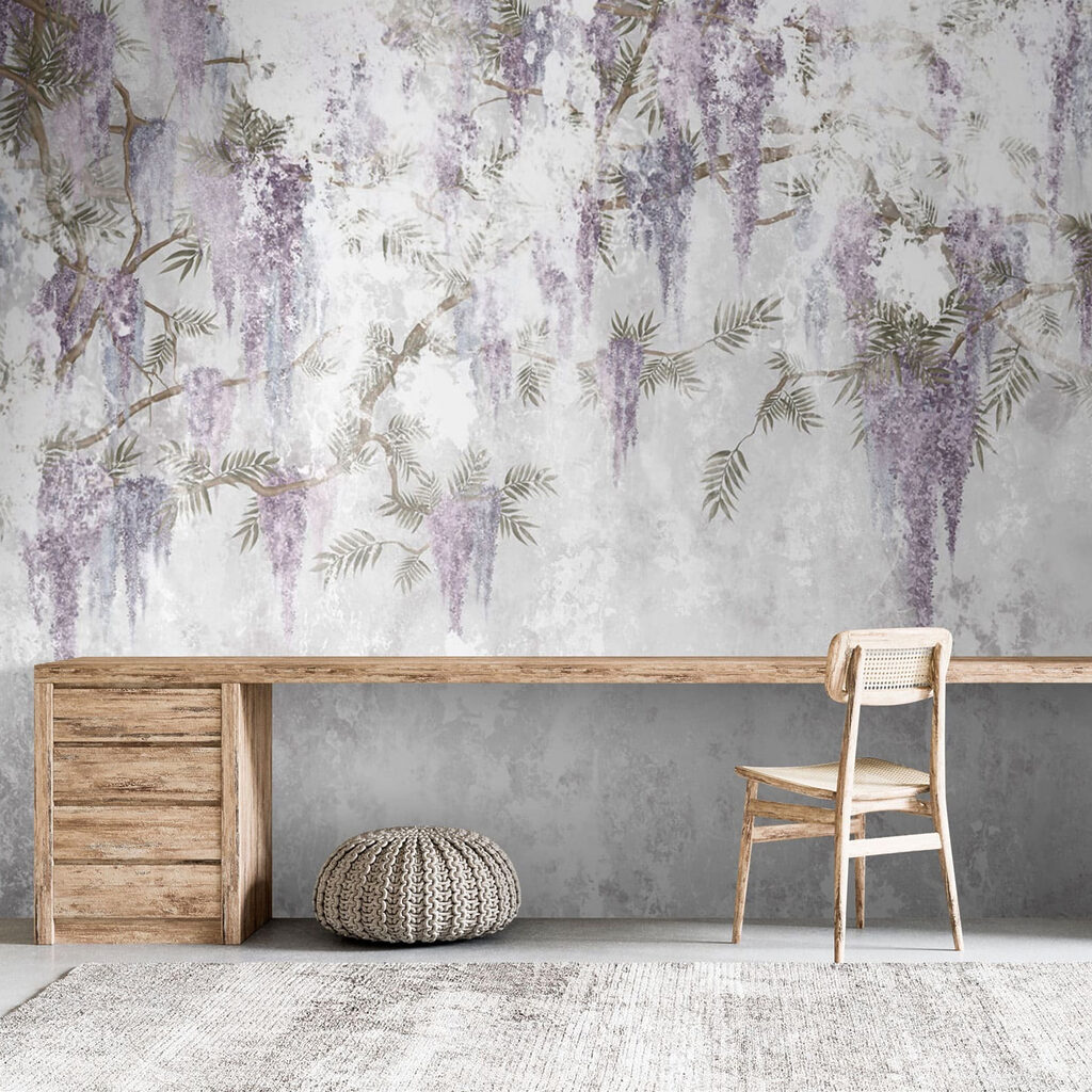 Hanging purple blossoms — interior 7