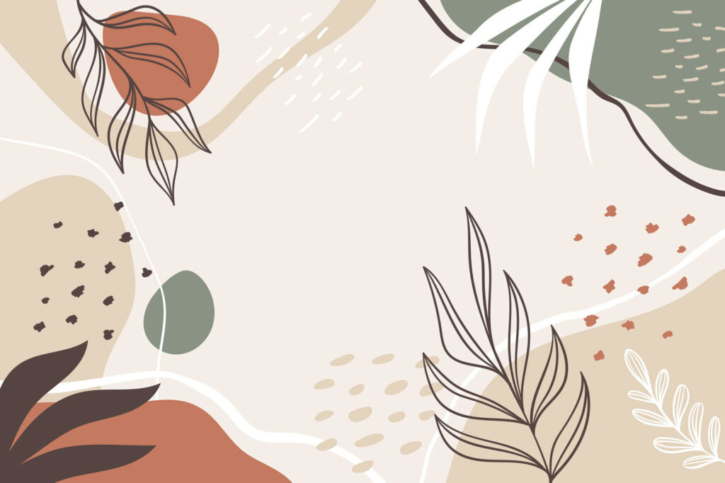 Playful leaf lines — full design