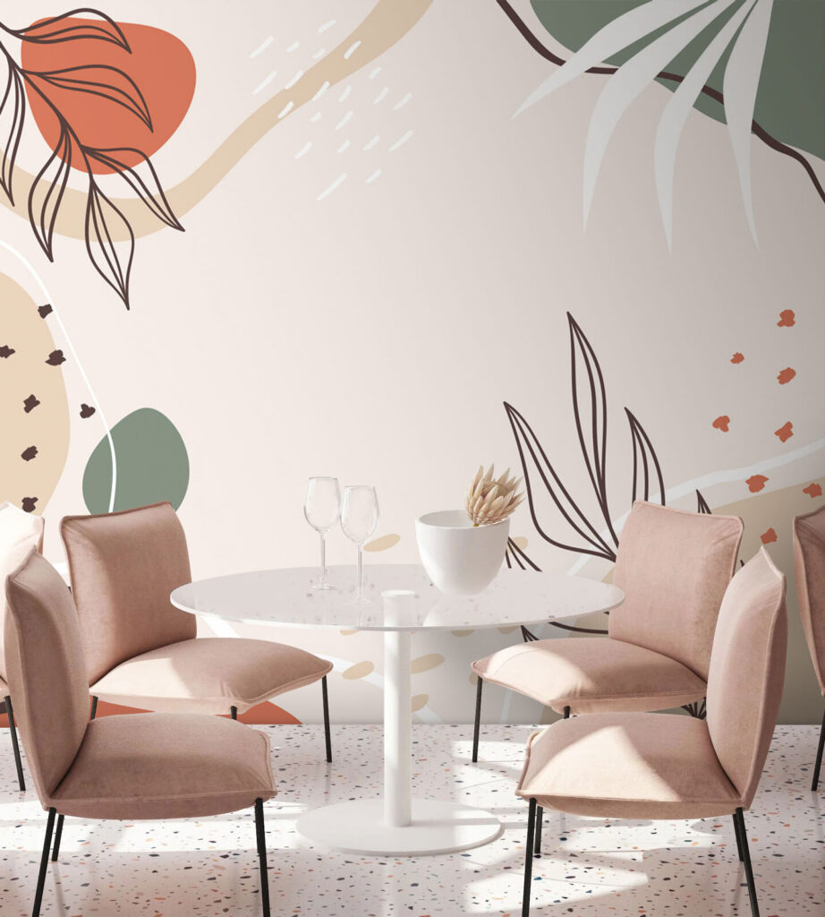 Playful leaf lines — interior 2