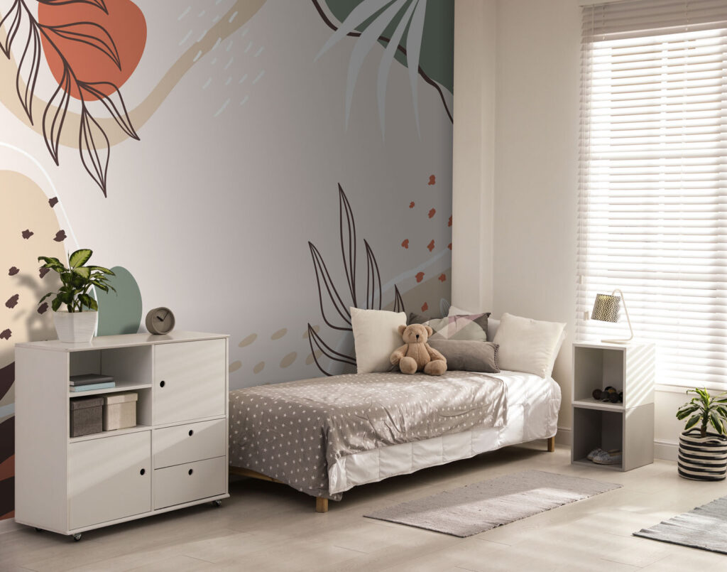 Playful leaf lines — interior 3
