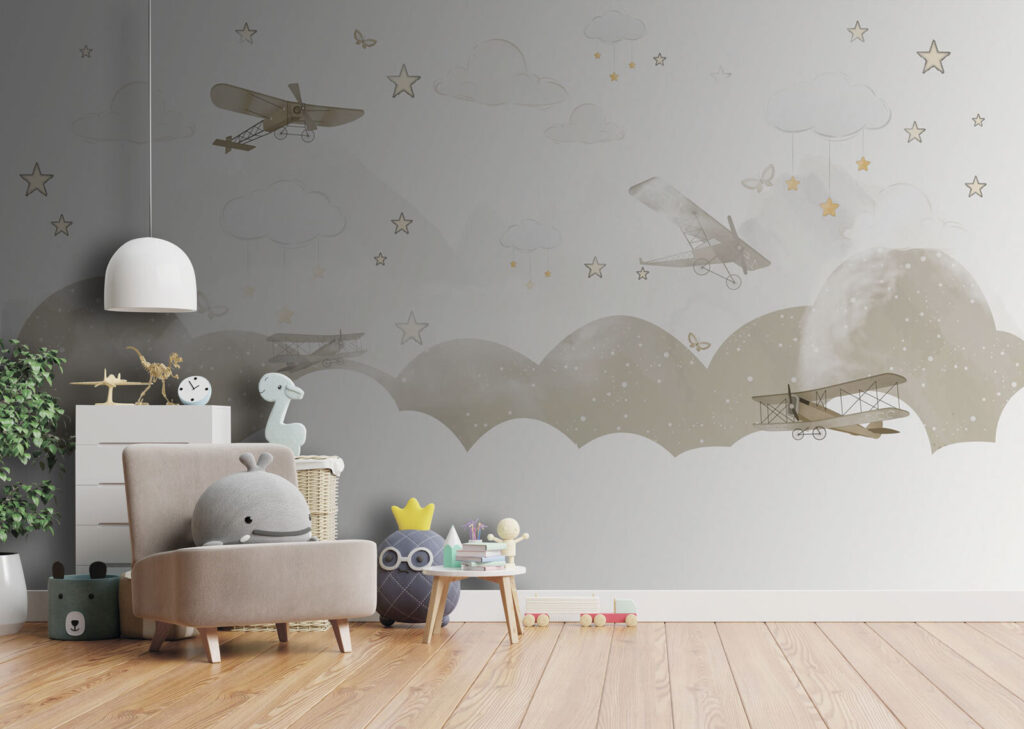 Planes above round clouds — interior 4