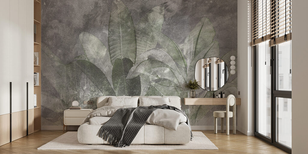 Leaves on Weathered Stone — interior 1
