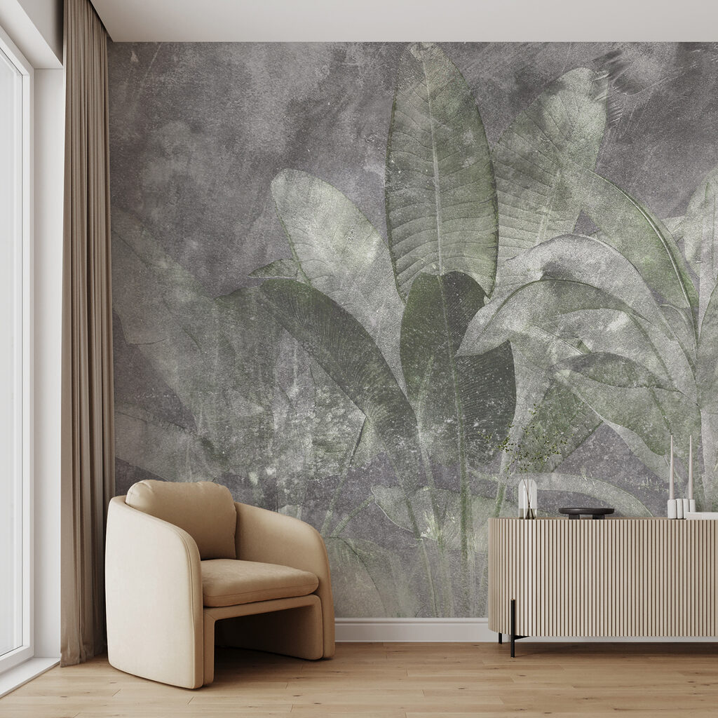 Leaves on Weathered Stone — interior 2