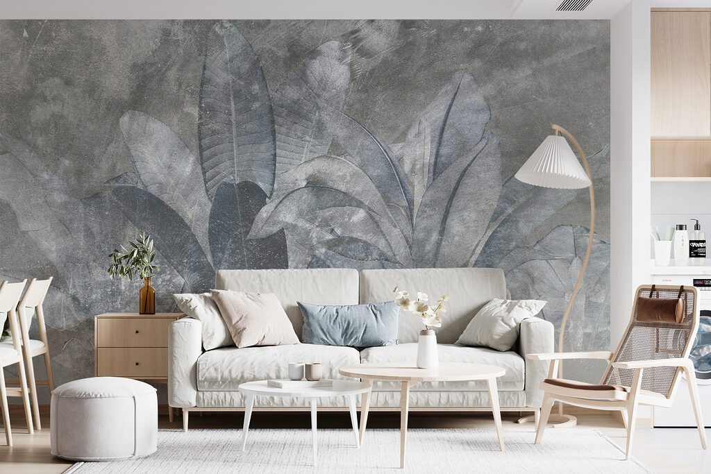 Leaves on Weathered Stone — interior 2