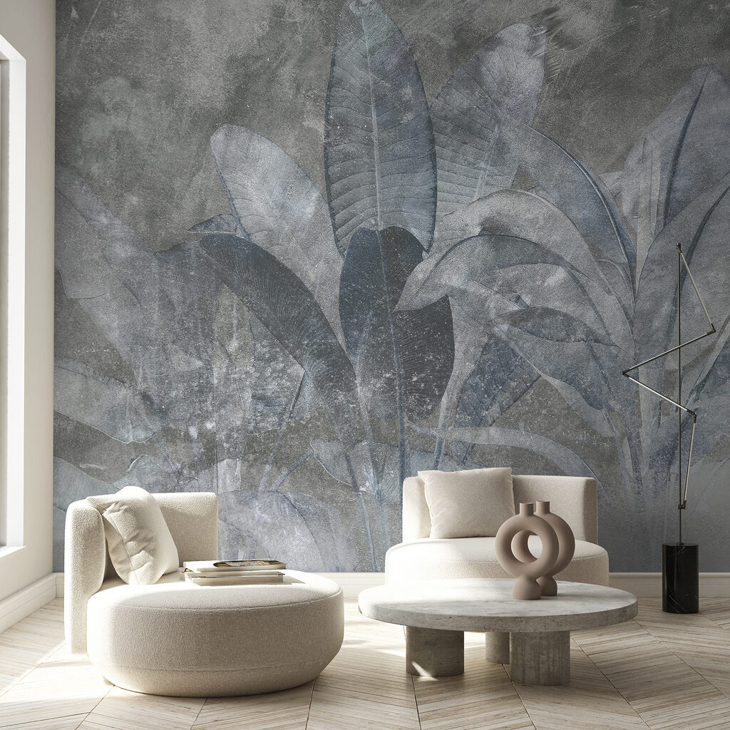 Leaves on Weathered Stone — interior 1