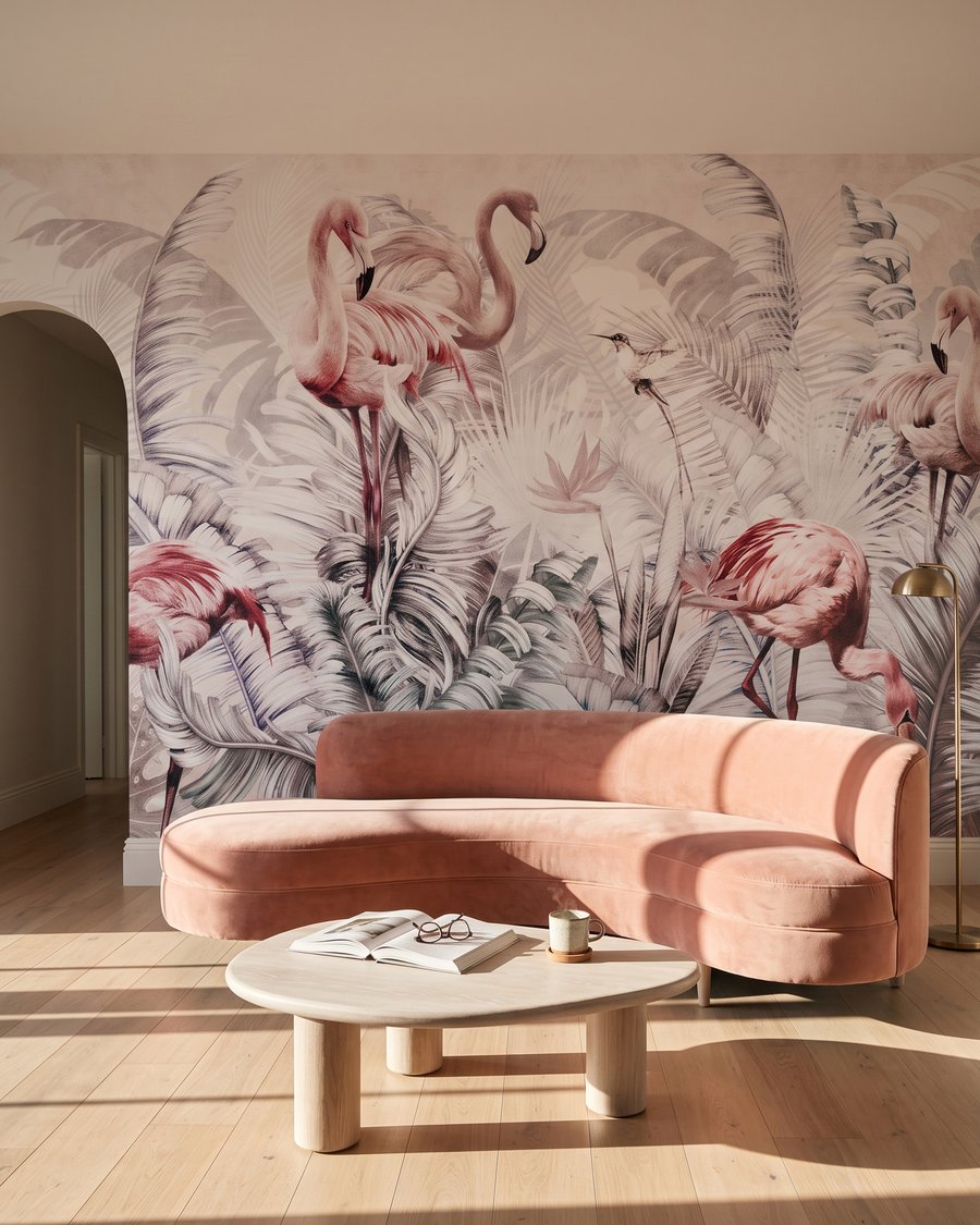 Flamingo Fronds — interior 2