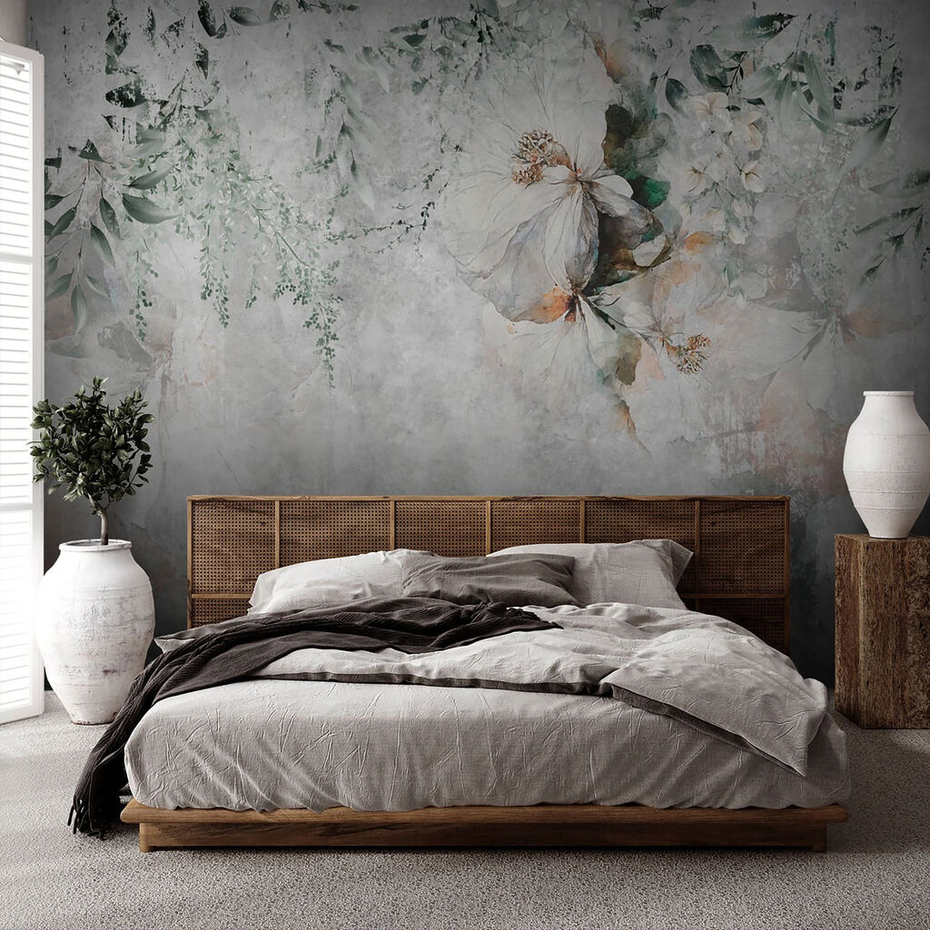 Flowers fade into paint — interior 6