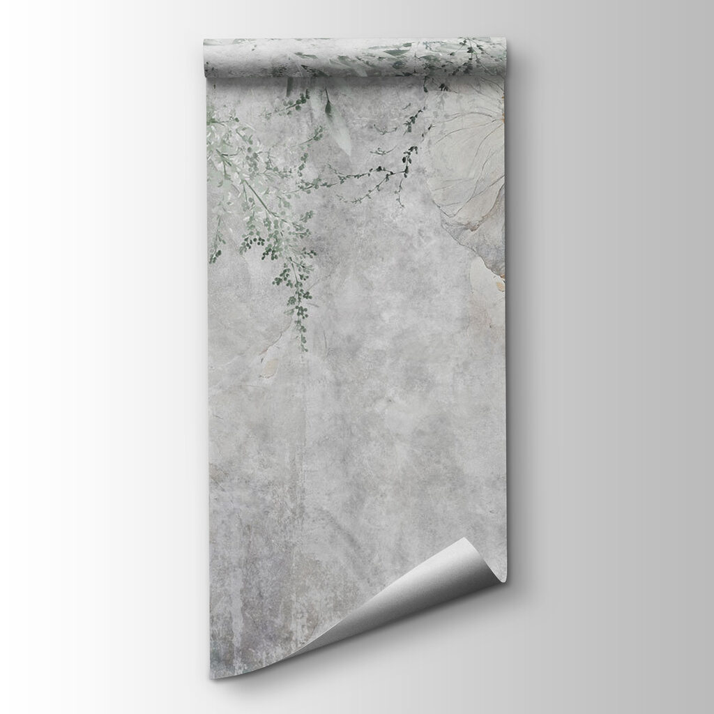 Flowers fade into paint — product view