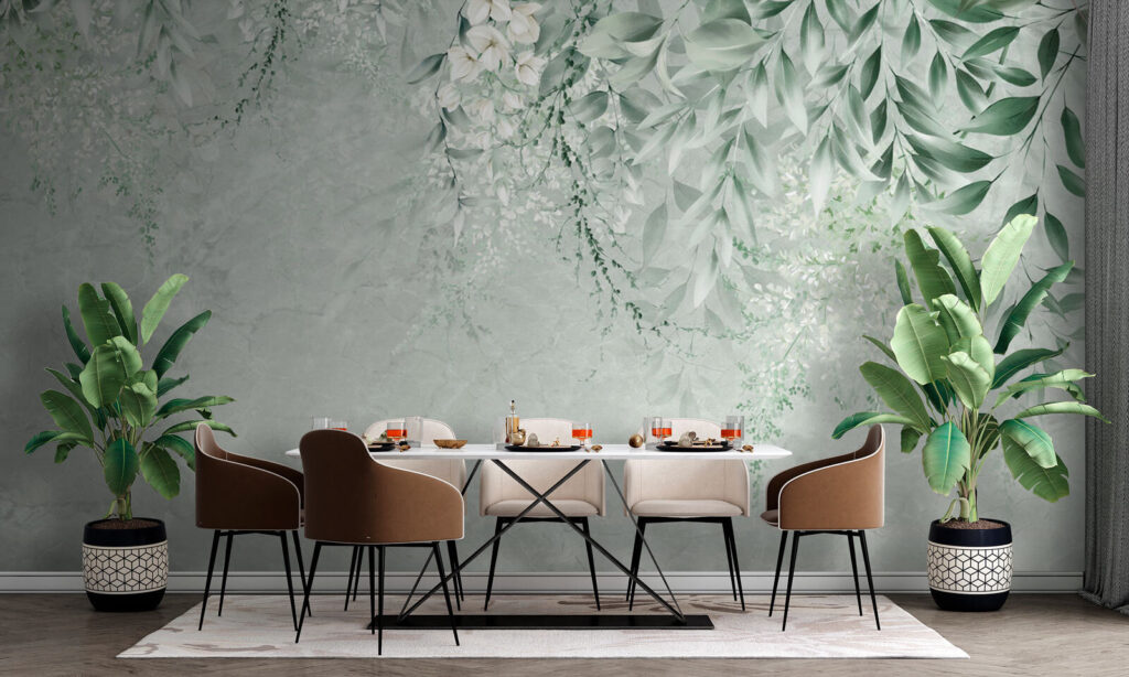 Hanging vines, pale green — interior 3