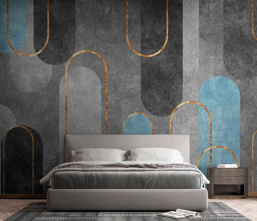 Grey arches, gold edges — interior 2