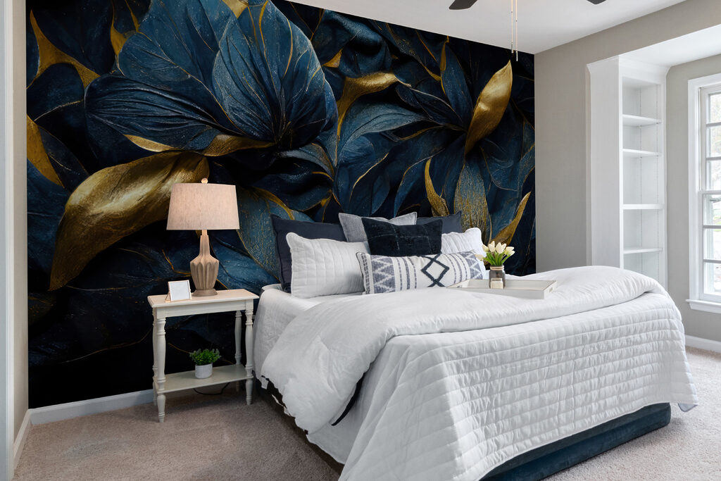 Dark blooms on black — interior 5