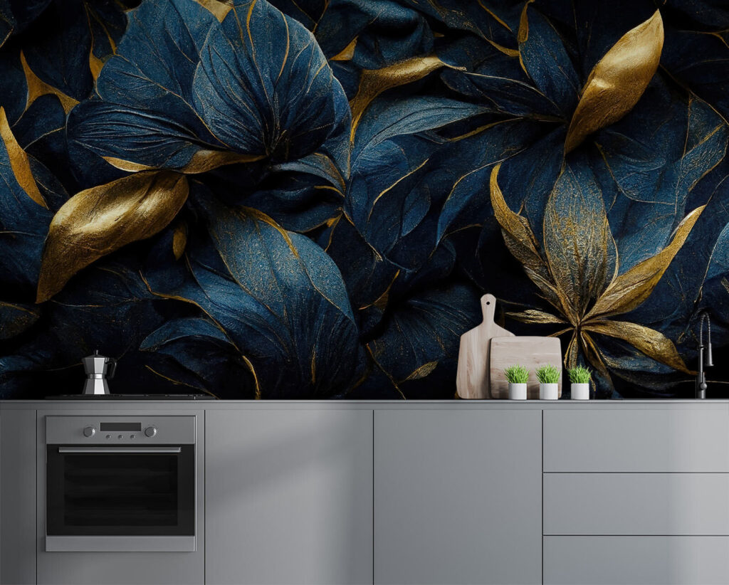 Dark blooms on black — interior 3