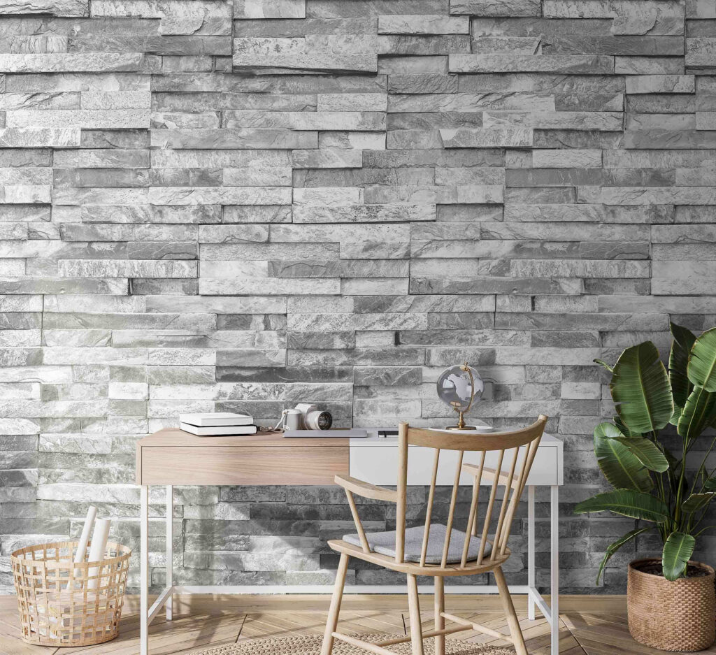 Light grey stone rows — interior 2