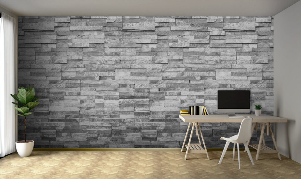 Light grey stone rows — interior 1
