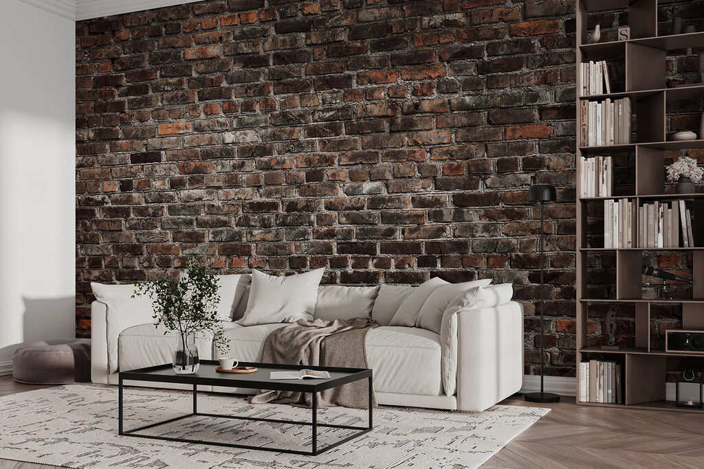 Weathered brick pattern — interior 4