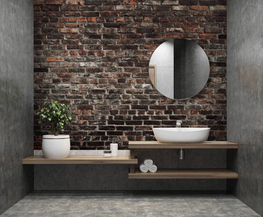 Weathered brick pattern — interior 3