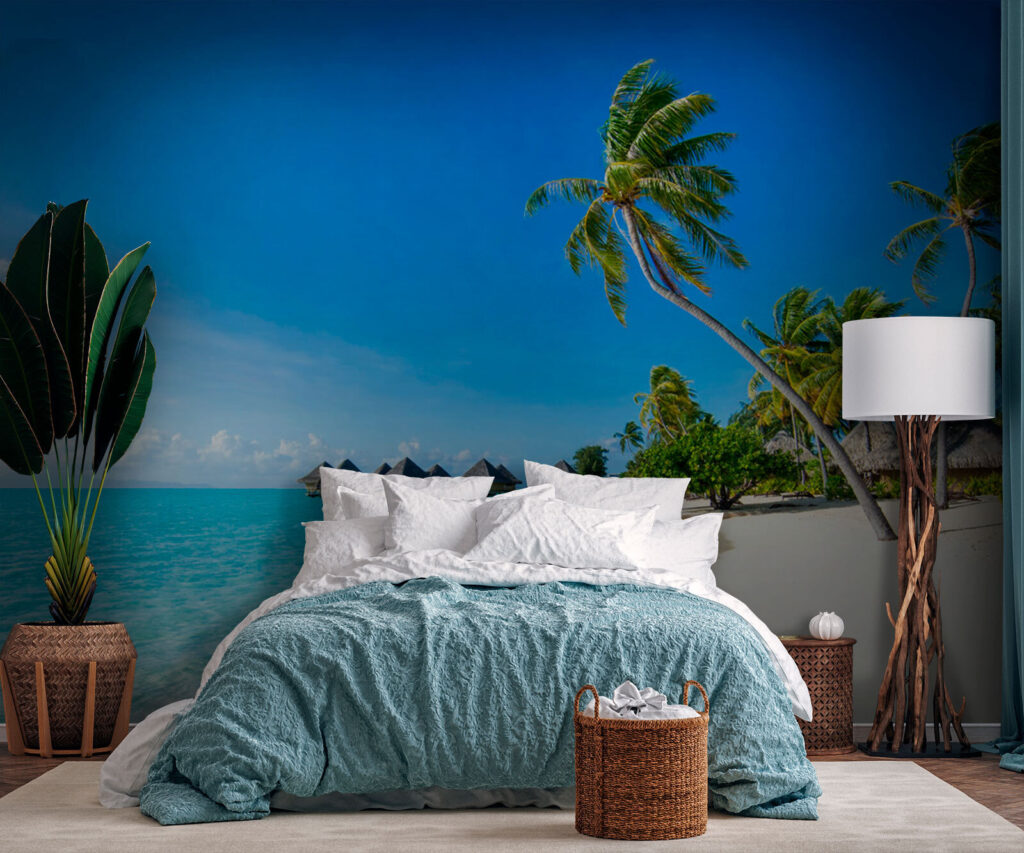 Tropical palm beach — interior 2
