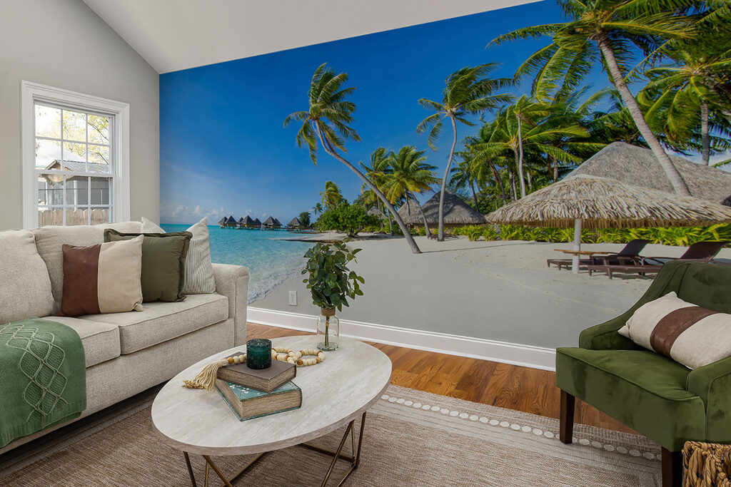 Tropical palm beach — interior 5