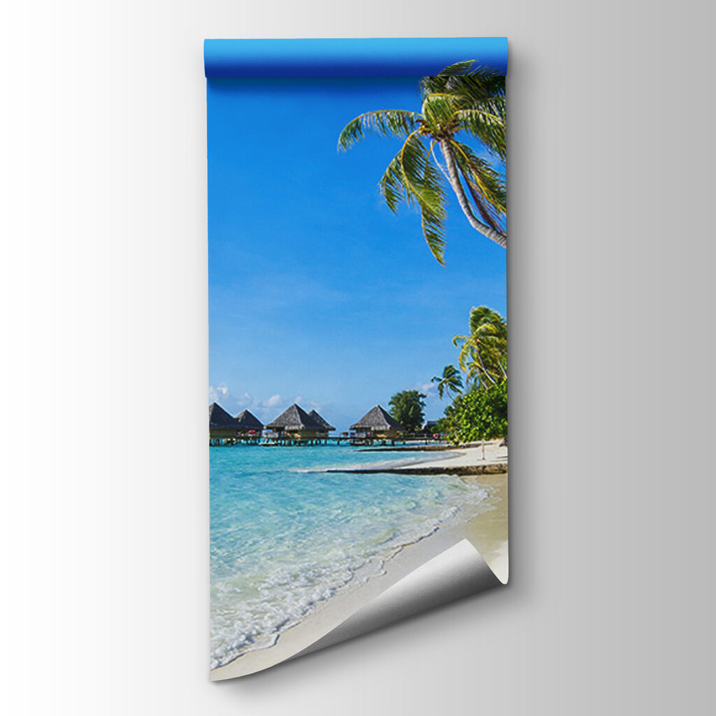 Tropical palm beach — product view