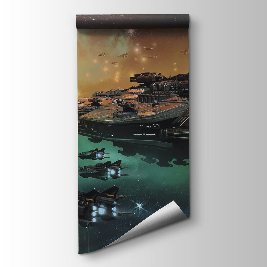 Spaceships by the sun — product view