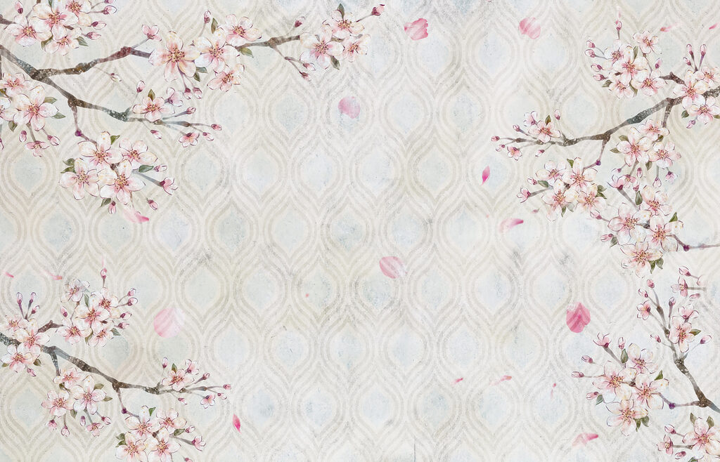 Blossom around a pattern — full design