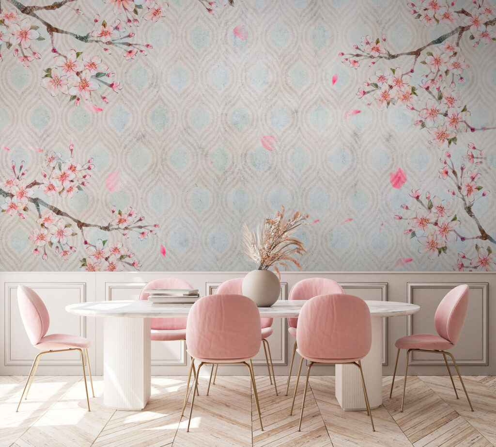 Blossom around a pattern — interior 1