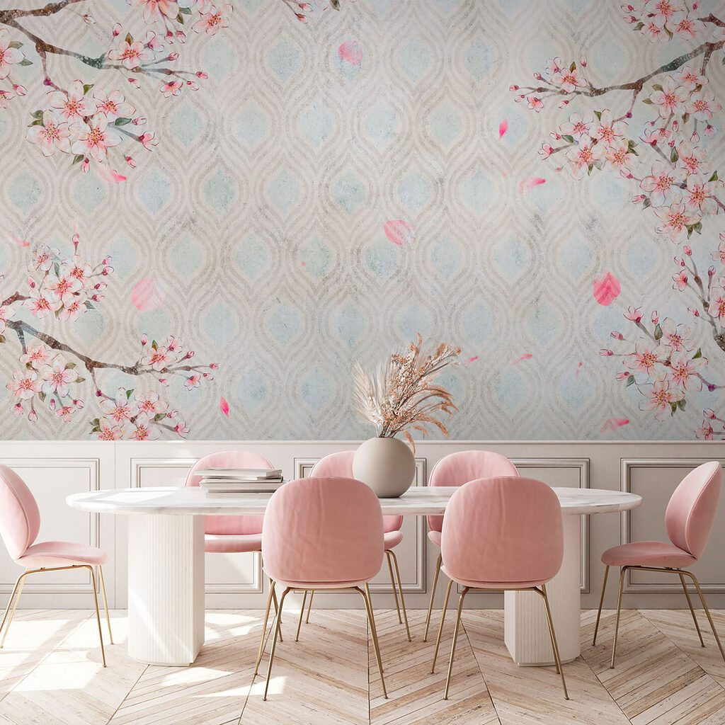Blossom around a pattern — interior 5
