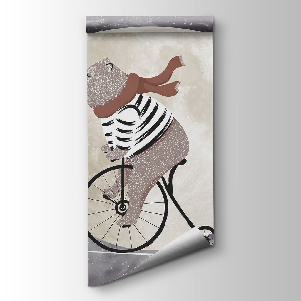 Bear cycles by moonlight — product view