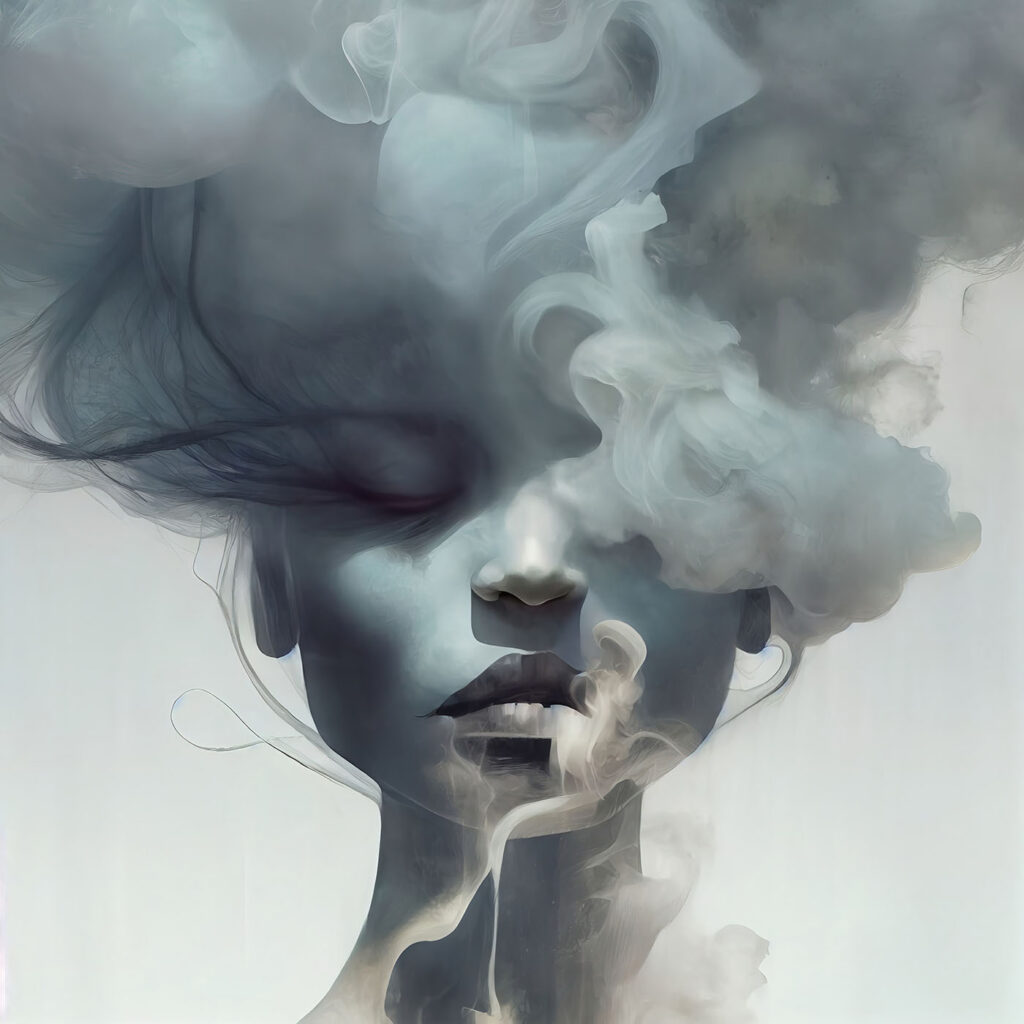 Portrait in Clouds — full design