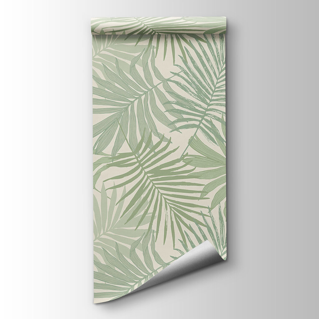 Fine green palm fronds — product view