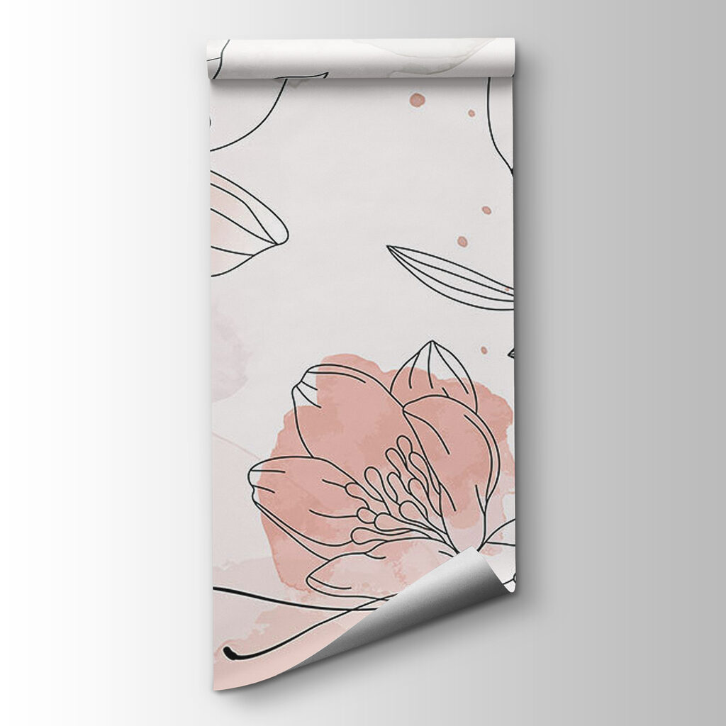 Flowers in loose outlines — product view