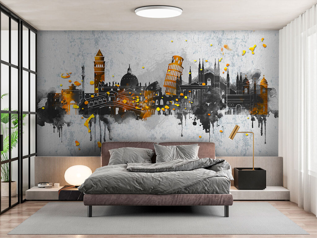Cities with gold splashes — interior 1