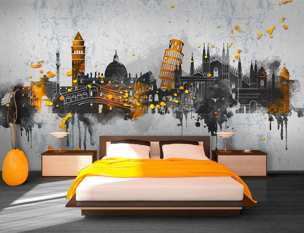 Cities with gold splashes — interior 2