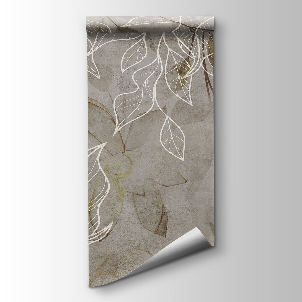 White leaf outlines — product view