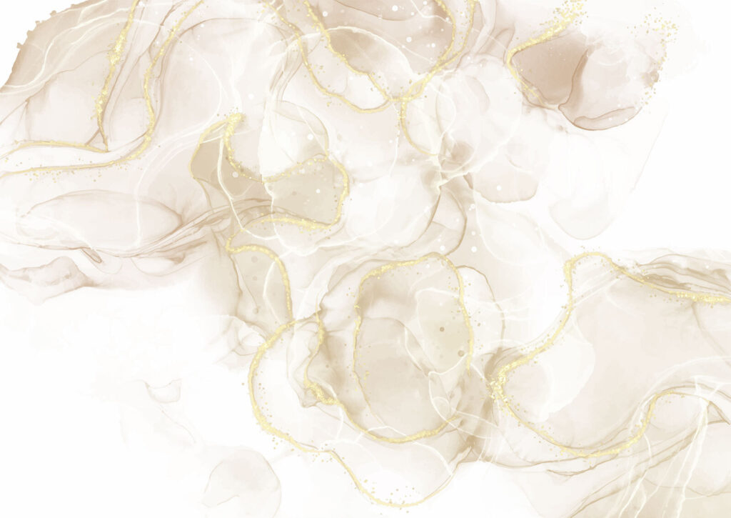 Gold-lined pale clouds — full design