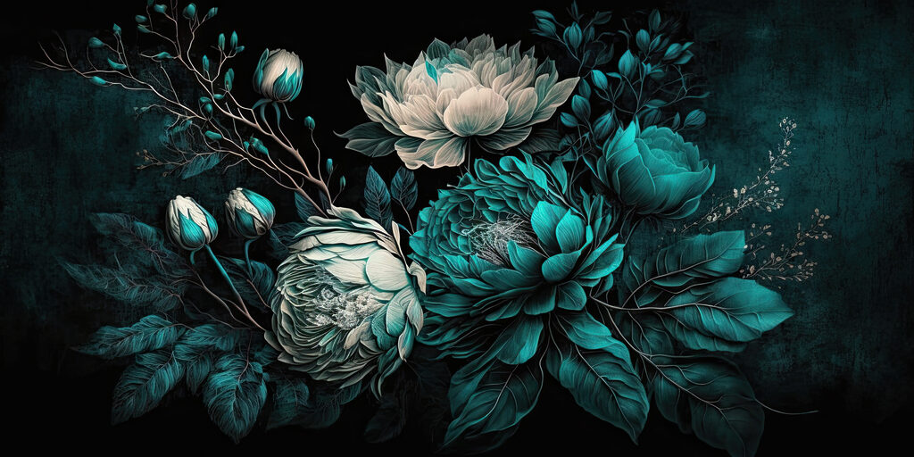 Moonlit Bouquet — full design